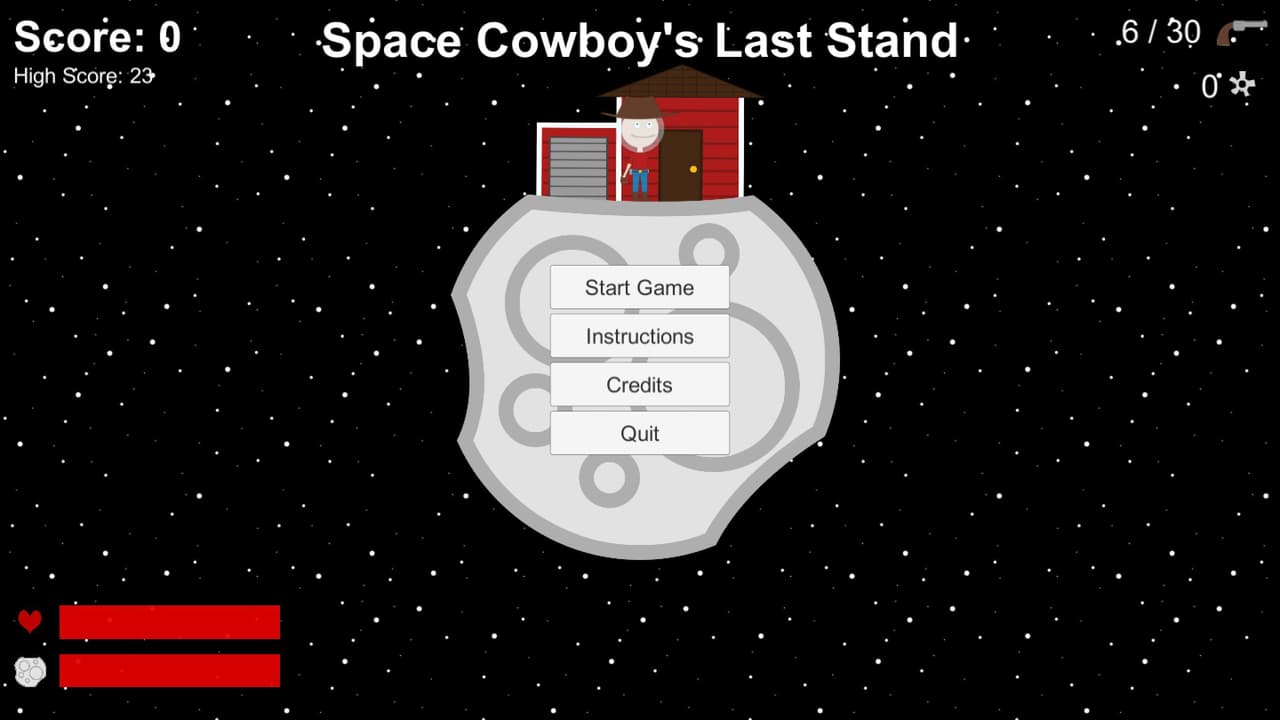 LD38 - Space Cowboys Last Stand screenshot 4