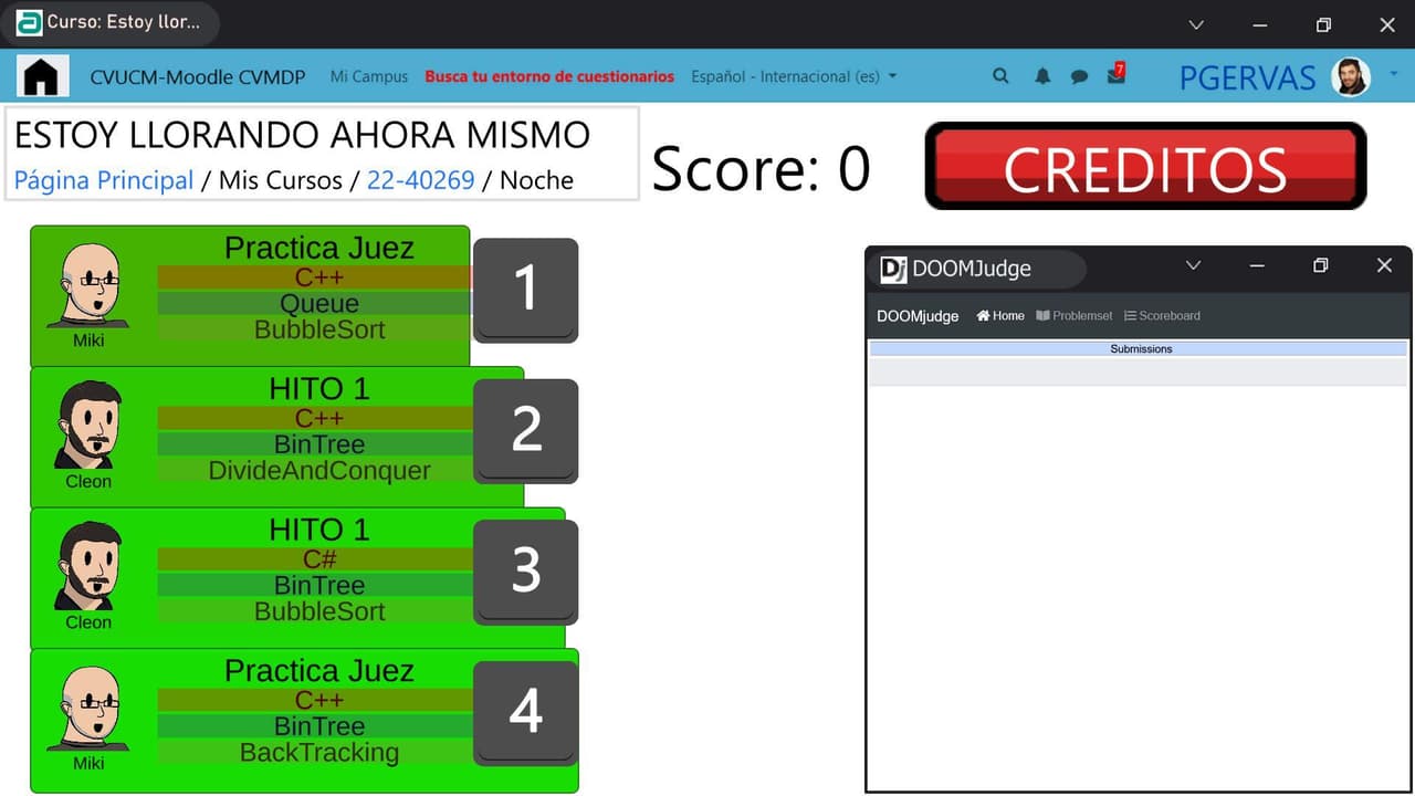 Code! Submit! F5! (Estoy llorando ahora mismo) screenshot 3