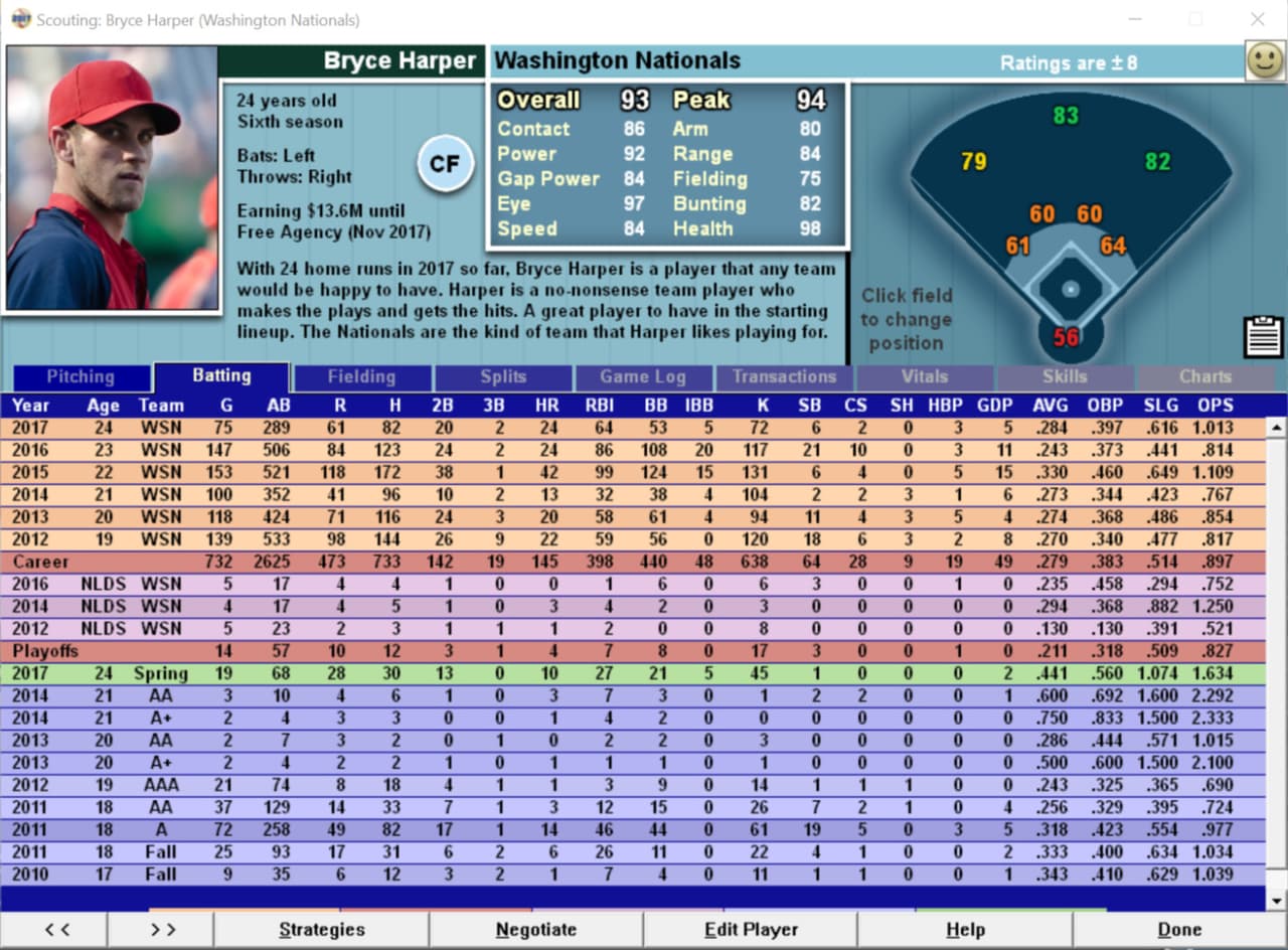 Baseball Mogul 2017 screenshot 6