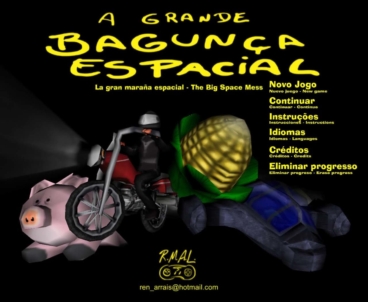 A grande bagunça espacial (The big space mess) screenshot 2