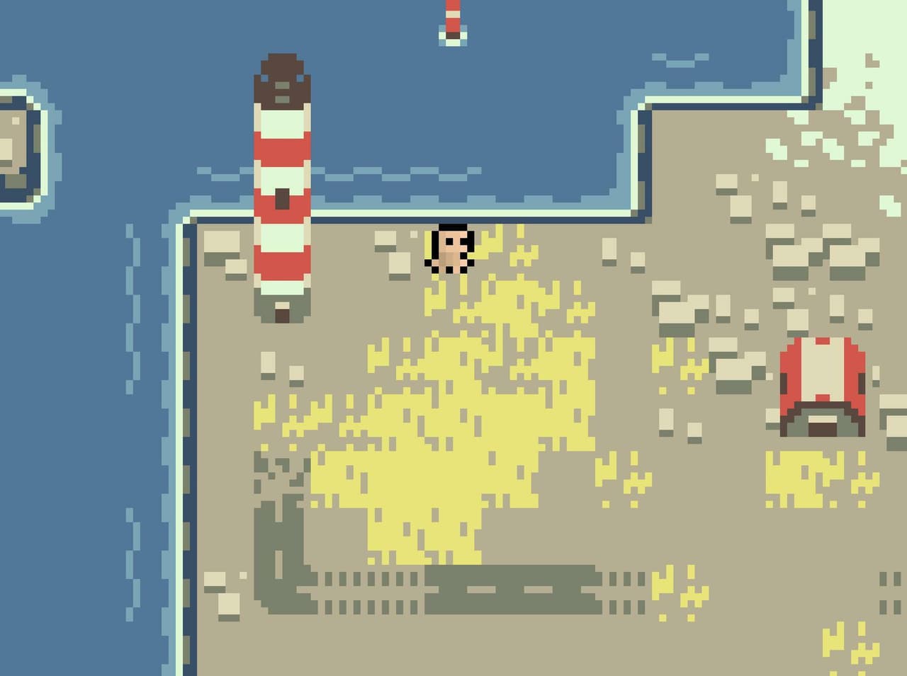 lighthouse by the sea