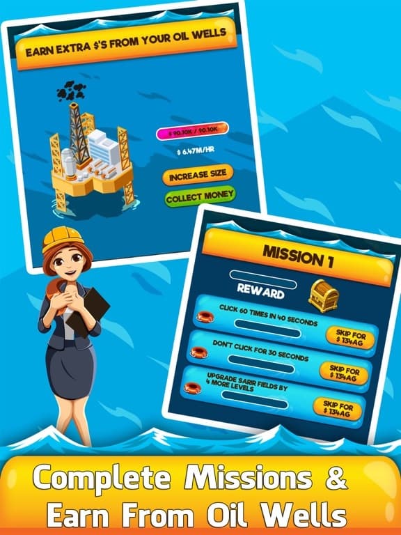 Oil Tycoon 2 -Gold Clicker Inc screenshot 4