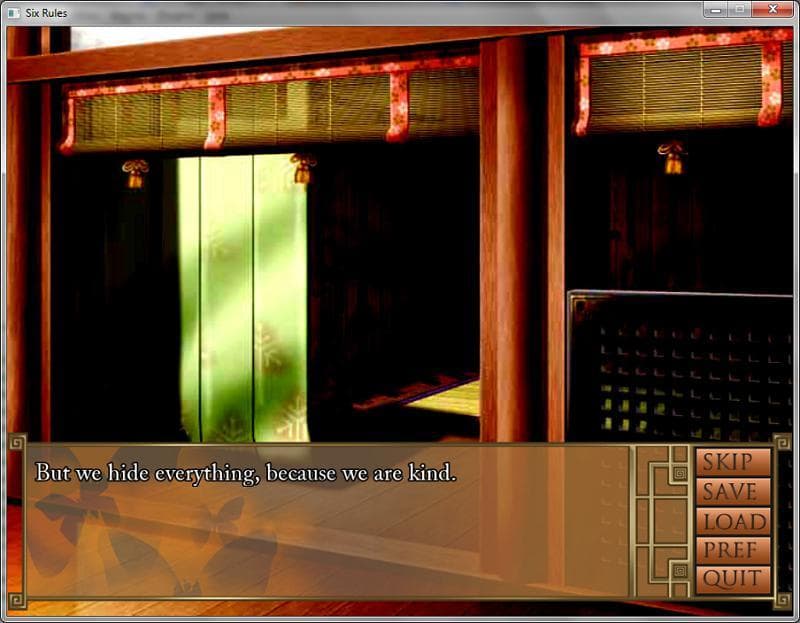 Six Rules: The Visual Novel screenshot 4