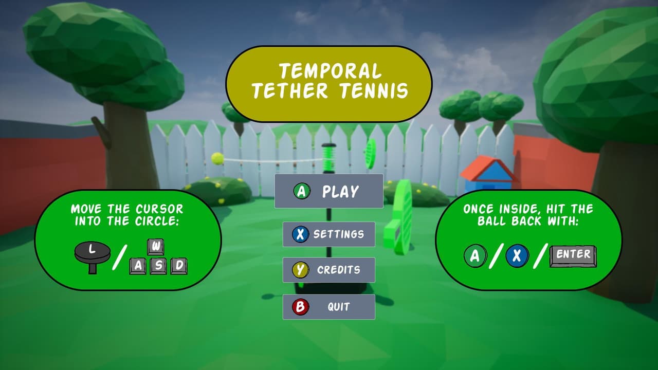 Temporal Tether Tennis screenshot 2