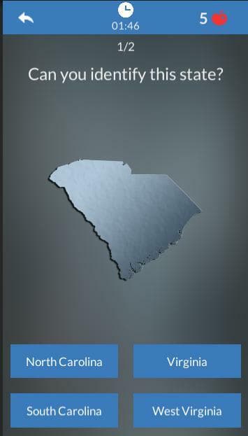 USA States and Capitals Quiz