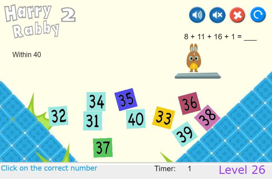 HarryRabby Elementary Math - Adding 4 Numbers