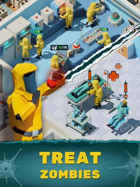 Idle Zombie Hospital Builder screenshot 2