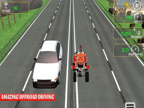 Training Quad Bike: Military B screenshot 3