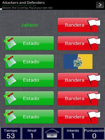 Mexico States Geography Mem Free screenshot 2