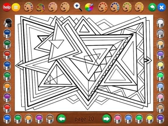 Geometric Designs Coloring screenshot 4