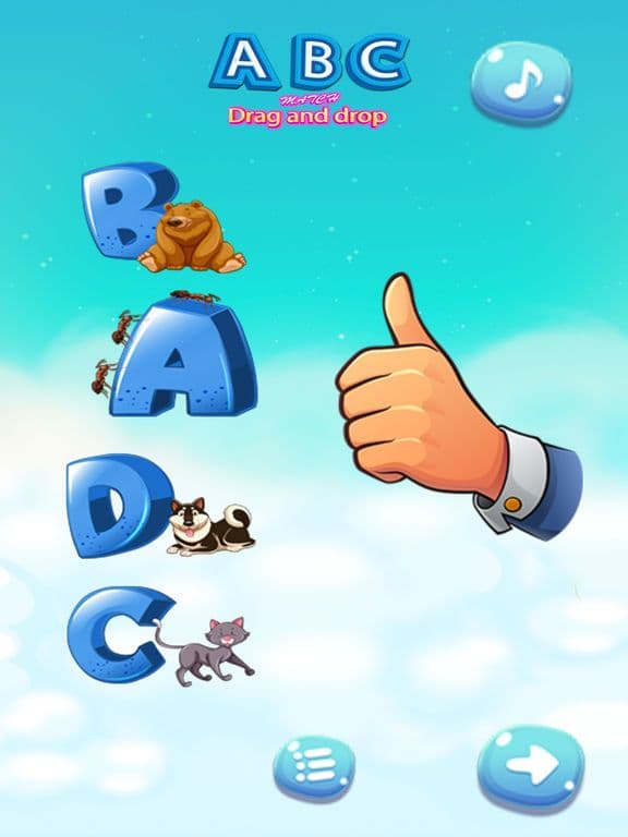 ABC MATCH Drag and drop screenshot 3