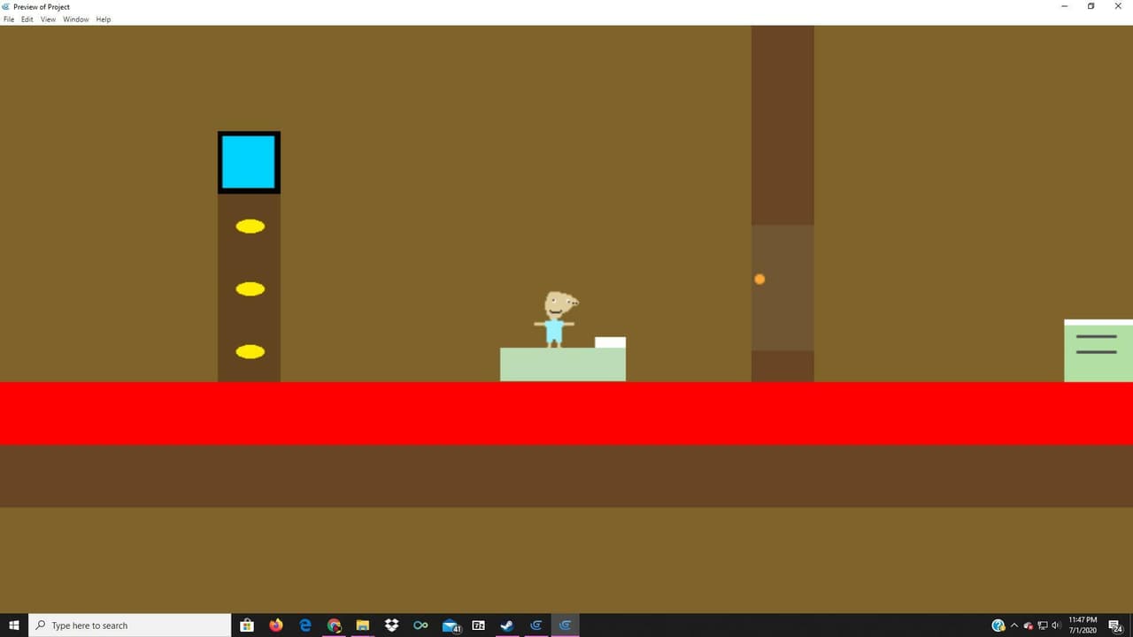The floor is lava! (CylinderBox) screenshot 2
