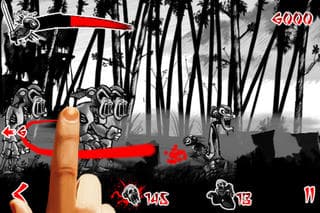 Draw Slasher: Dark Ninja vs Pirate Monkey Zombies screenshot 3