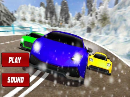Snow Car Drive Fun screenshot 2