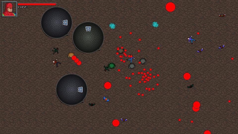 Captain Pixel Vs The Round Invaders screenshot 3