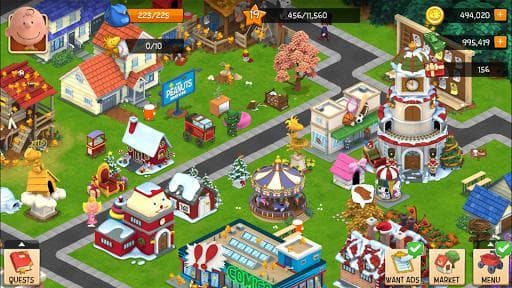 Snoopys Town Tale - City Building Simulator
