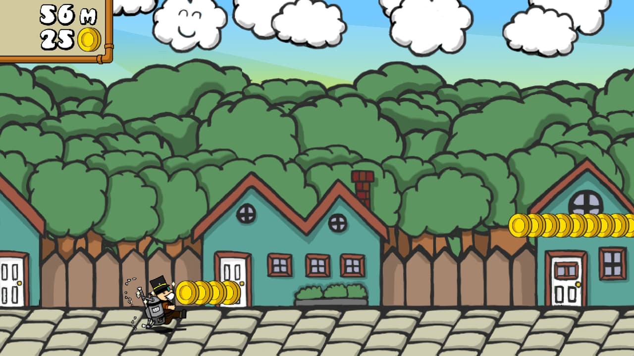 Dr. Gentlemans Jetpack Run screenshot 2