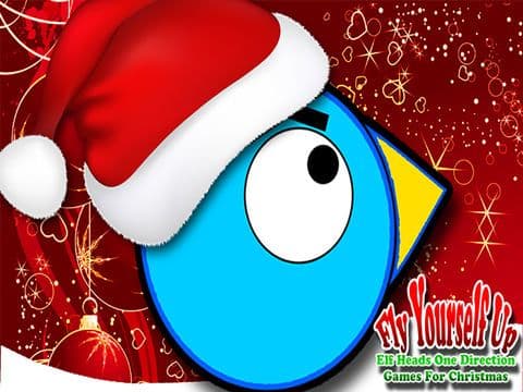 Fly Yourself Up - Elf Heads One Direction Games for Christmas screenshot 2