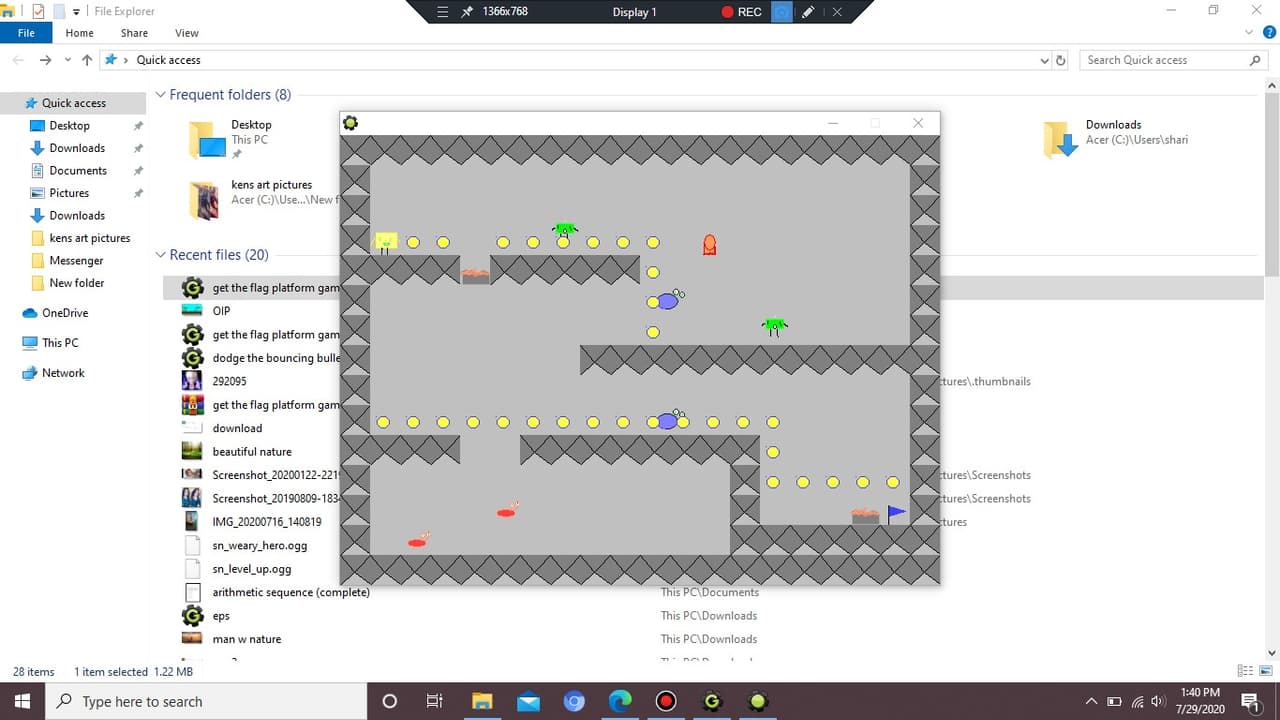 get the flag platform game