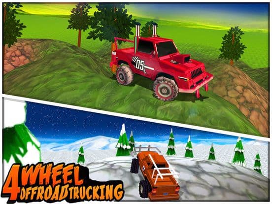 4 Wheel OffRoad Monster Truck screenshot 4