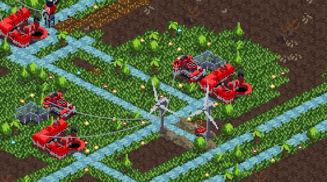 Terra Nil - Reclaim the Wasteland (itch) screenshot 3
