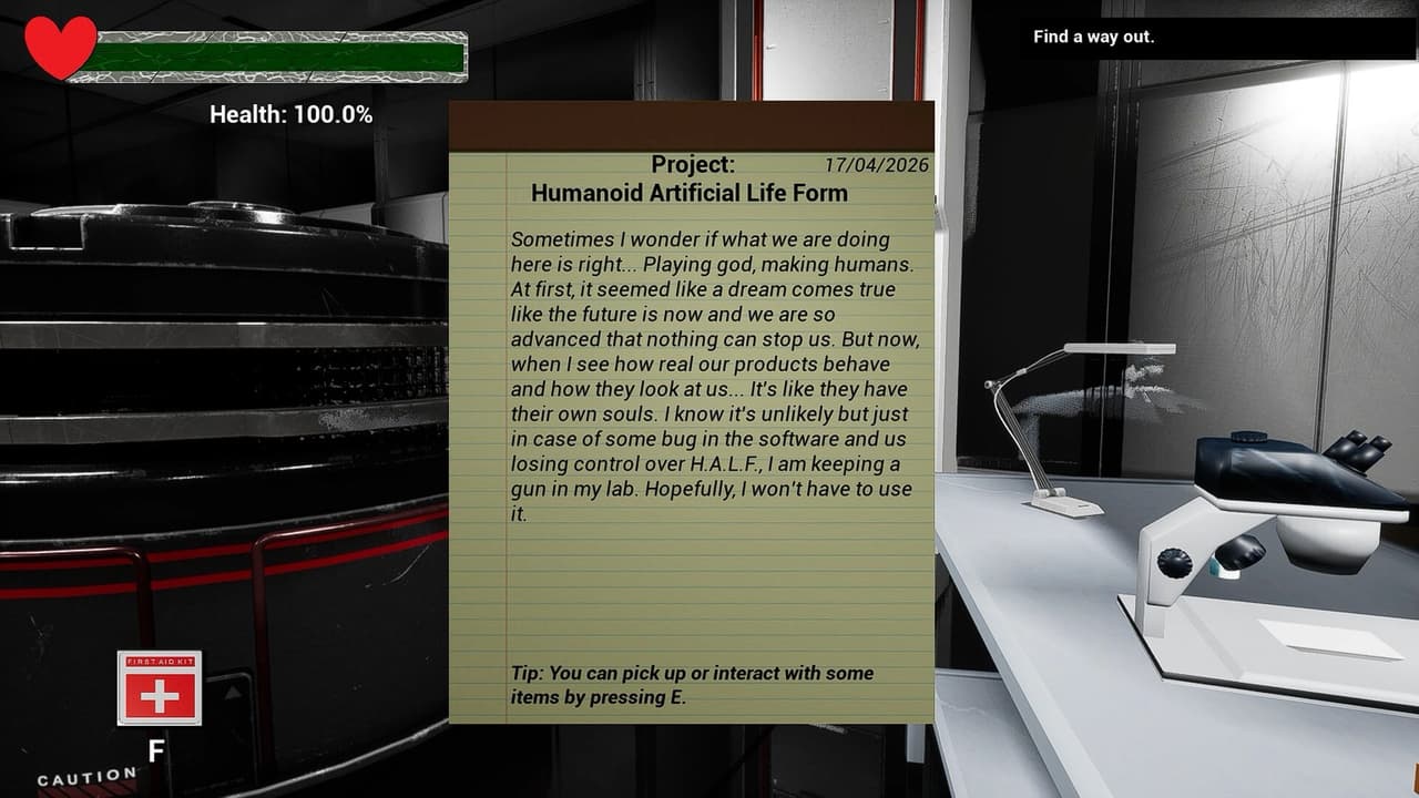 Project: H.A.L.F. screenshot 4