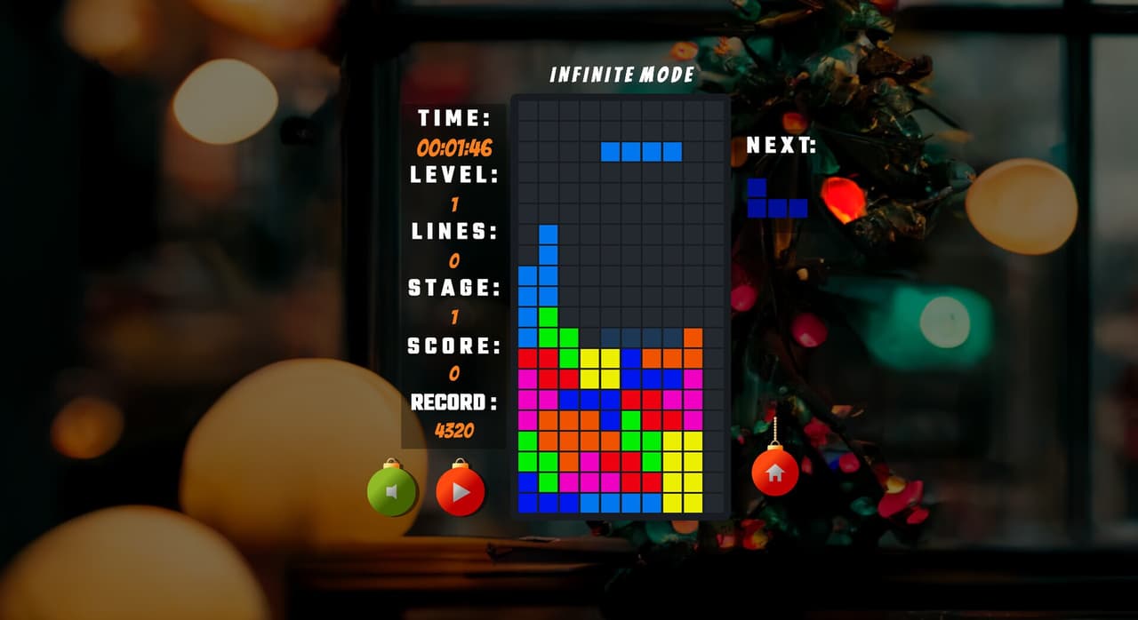 Tetris Christmas screenshot 3