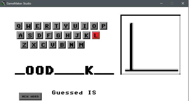 Hangman - One Button Accessible Game