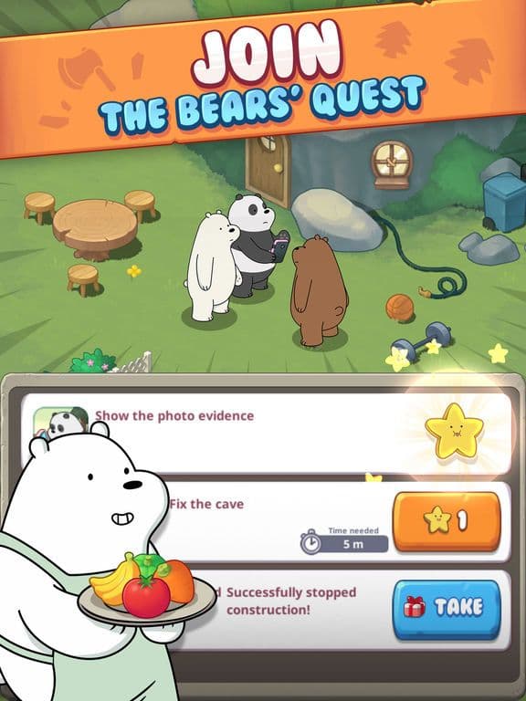 We Bare Bears Match3 Repairs screenshot 4