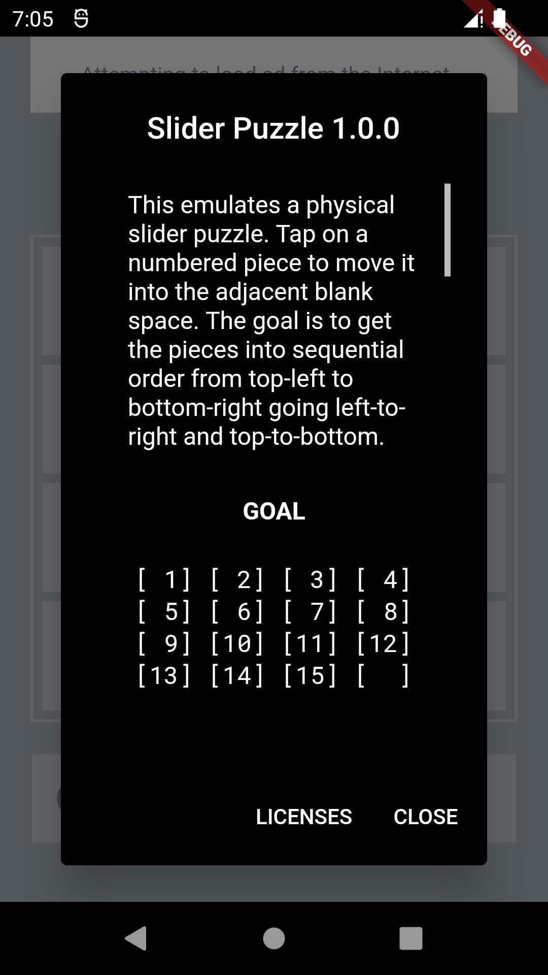Slider Puzzle (SPuzzle) screenshot 4