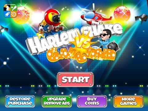 A Harlem Shake vs Gangnam Jetpack Flying Shooting - Full version screenshot 2