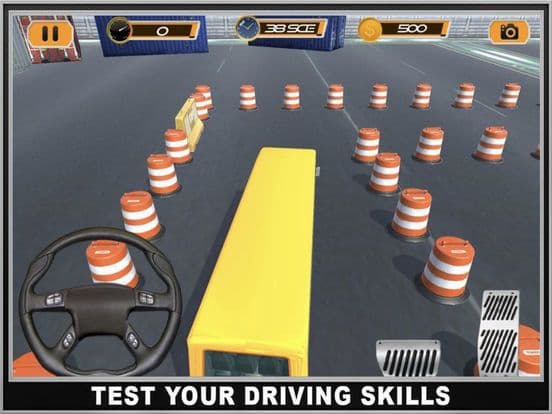 School Bus Driving Skill screenshot 2