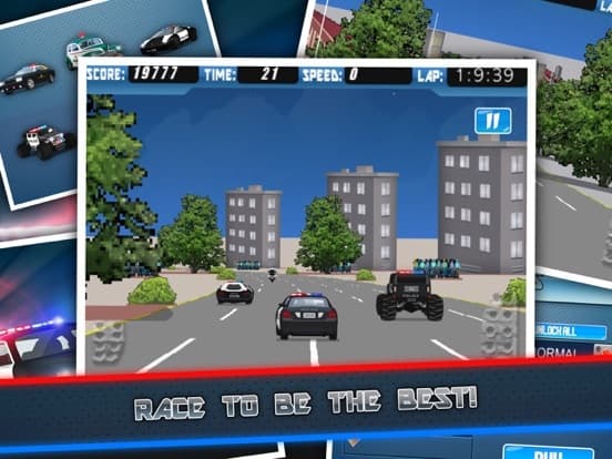 Police Chase Racing - Fast Car Cops Race Simulator screenshot 4