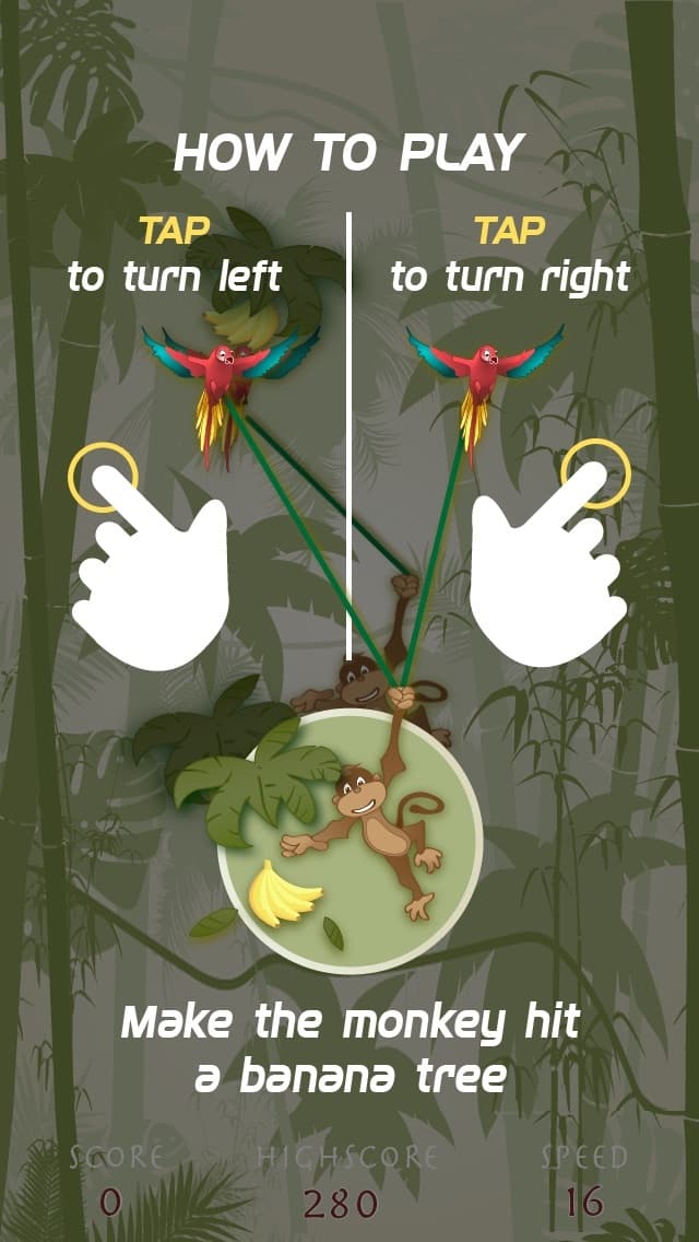 Monkey Business - Collect all banans from the trees screenshot 4