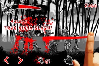 Draw Slasher: Dark Ninja vs Pirate Monkey Zombies screenshot 5
