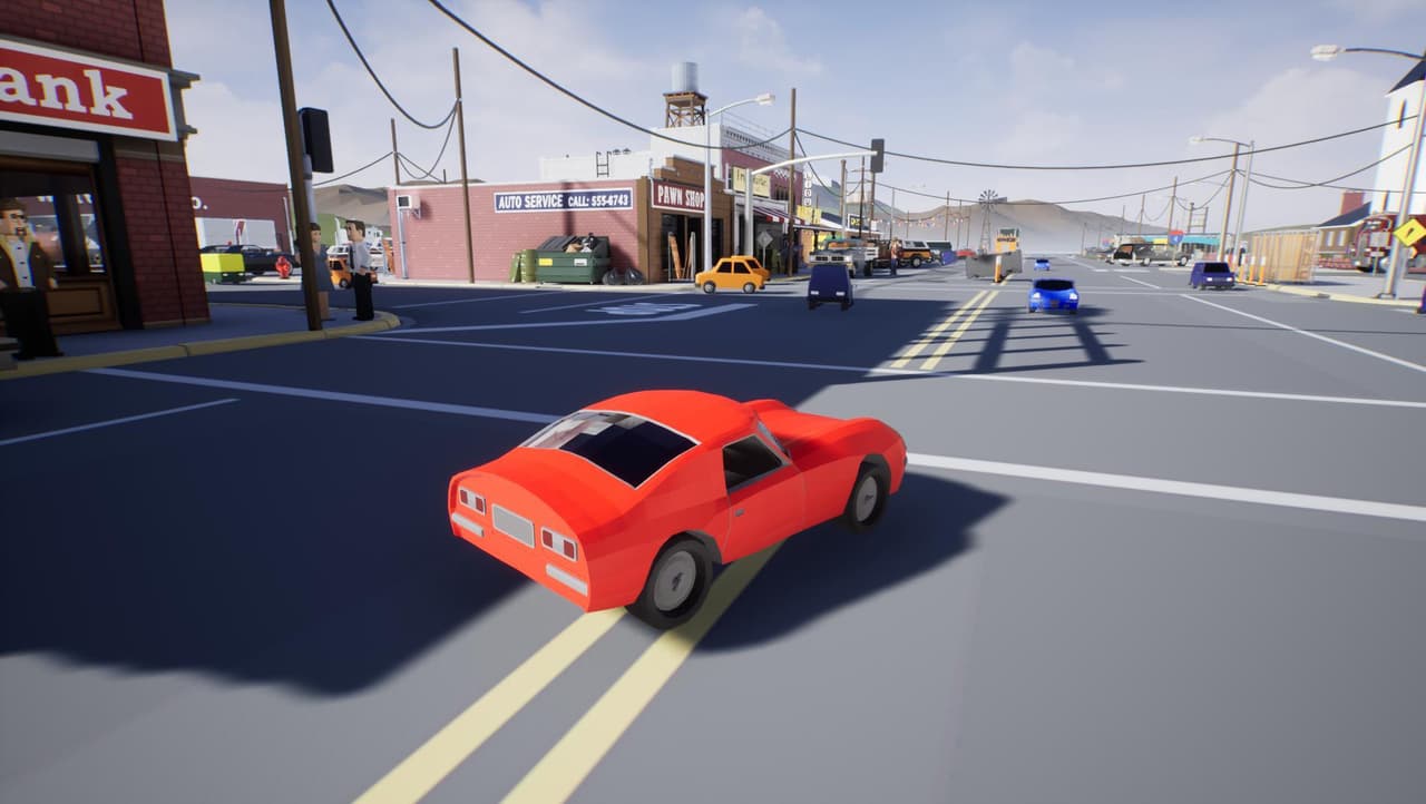 Crazy Drivers In Sun Town: MiniCars screenshot 3