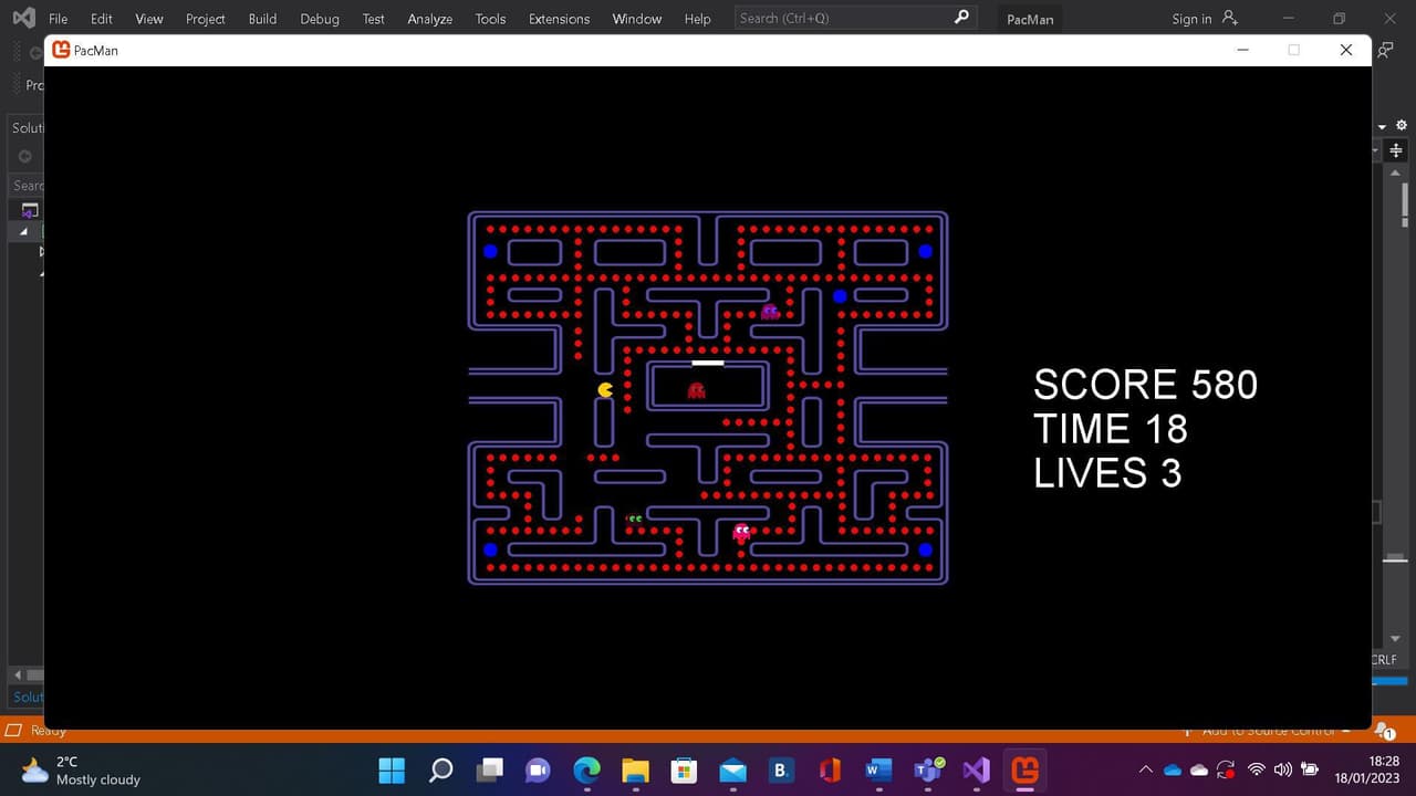Pacman Copy Cat C# screenshot 3