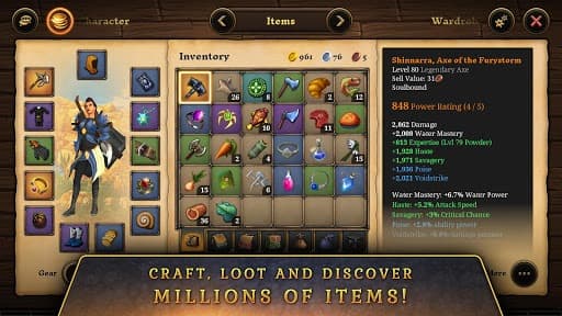 3D MMO Villagers & Heroes screenshot 6