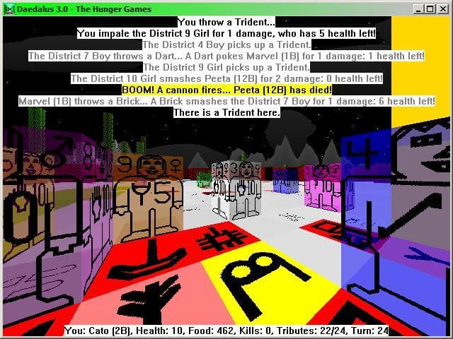 Hunger Games Simulation (Daedalus)