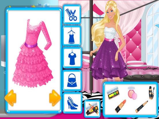 Girl Shopping For Party