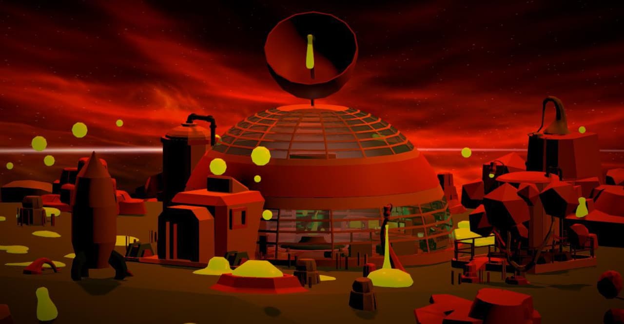 HELIOX-1b: lost in space