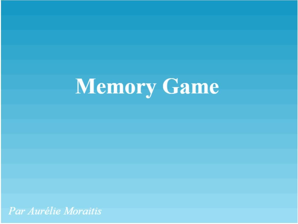 Memory Game (itch) (Aureli)