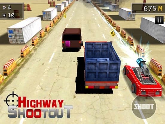 Highway Car Shooting Rider screenshot 3