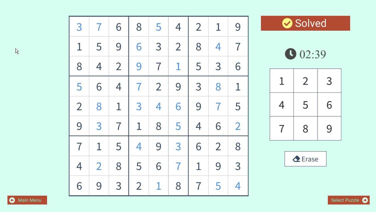 Sudoku Free (630 Boards)
