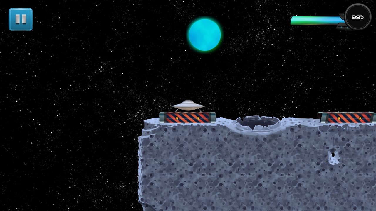 UFO Lander - lunar lander mission - explore cosmos screenshot 3