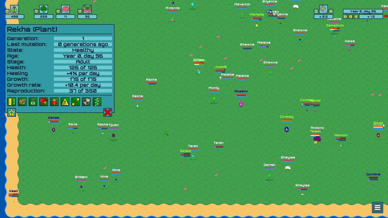 E-Genes - Life Evolution Simulator