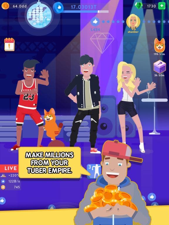Idle Tuber Empire screenshot 2