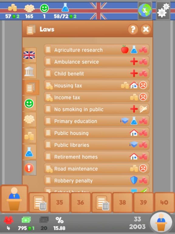 Laws of Civilization LITE screenshot 6