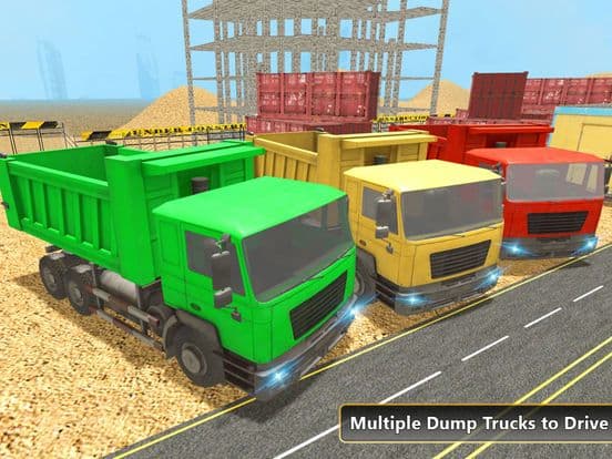 Heavy Excavator Dump Truck - Construction Machinery Driving Simulator
