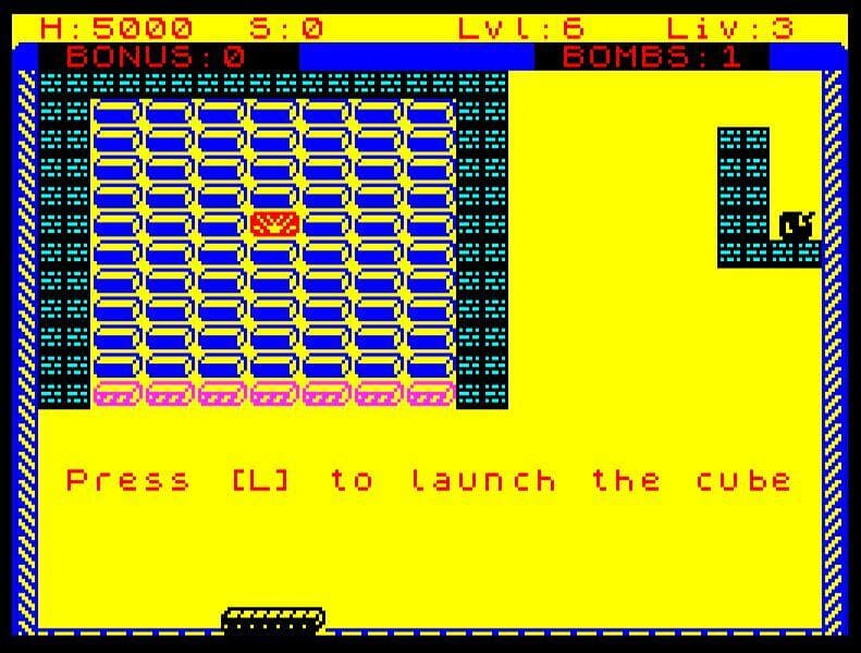 Brickz! (GEOMETRICA - Enhanced) ZX Next screenshot 3